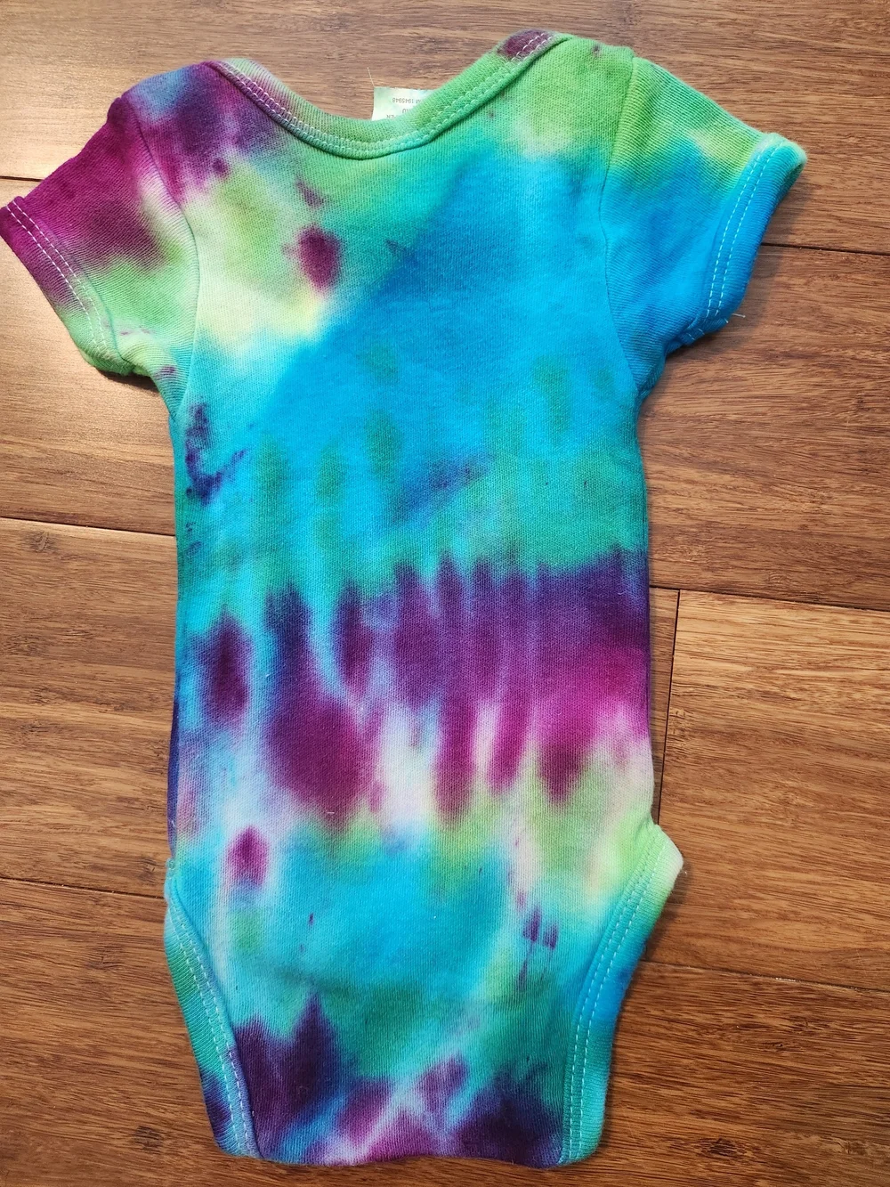 Newborn Set- Dr. Seuss Places You'll Go & Tie Dye Baby Short Onesie & Paci Clip